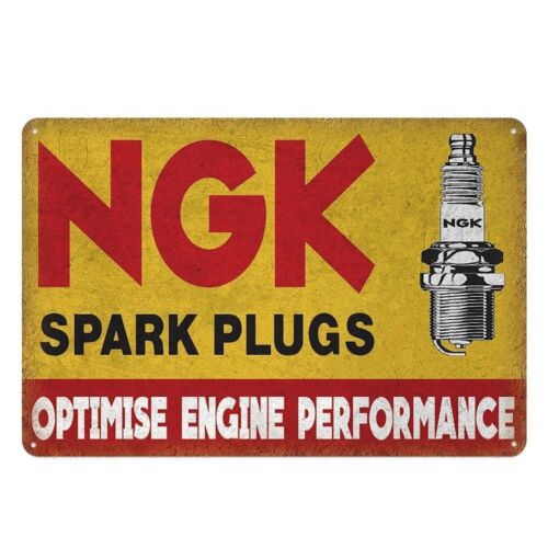 Spark Plug - Tabliczka ze stopki NGK, retro, do